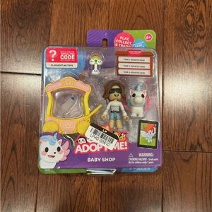Adopt me Baby Shop Playset with Unicorn and Carriage